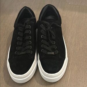 Women’s Black Suede Sneakers